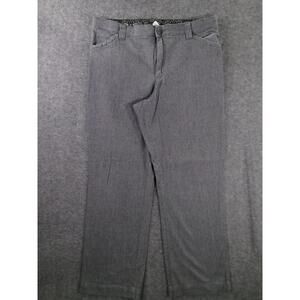 Lee Pants Womens 16 Medium Grey Comfort Waistband Causal Capsule Modern Workwear